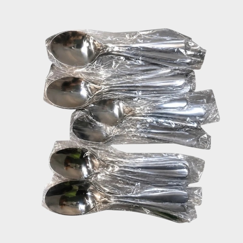 12-Piece Stainless Steel Teaspoon Set