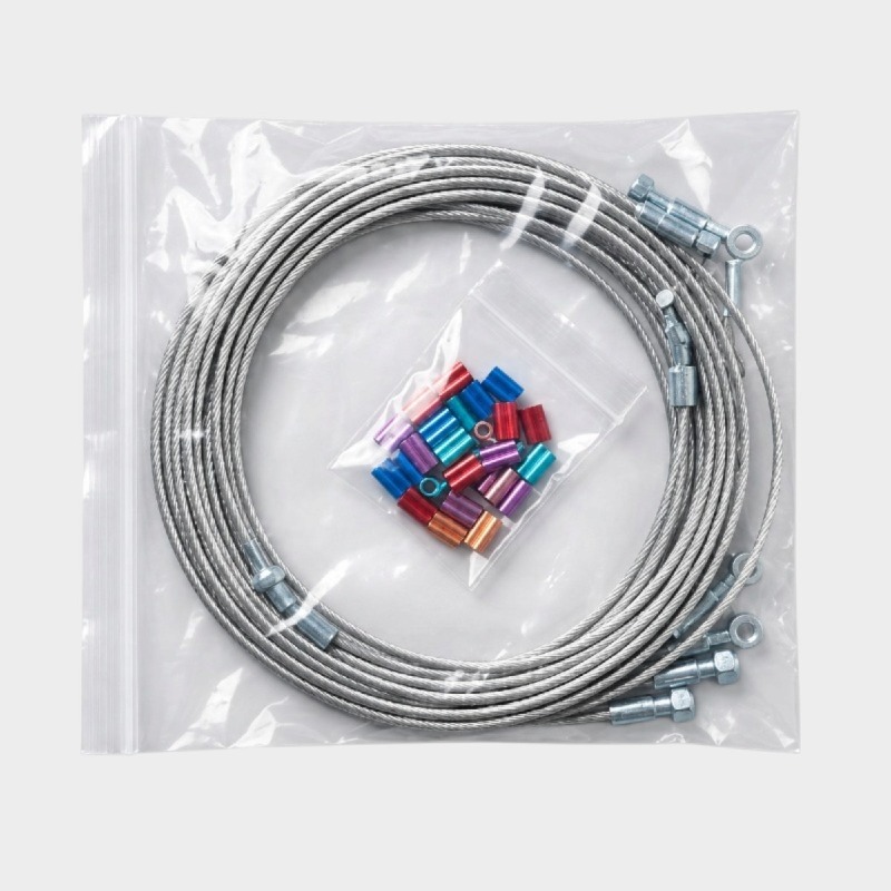 Bike Brake/Gear Inner Cable Kit with Coloured End Caps