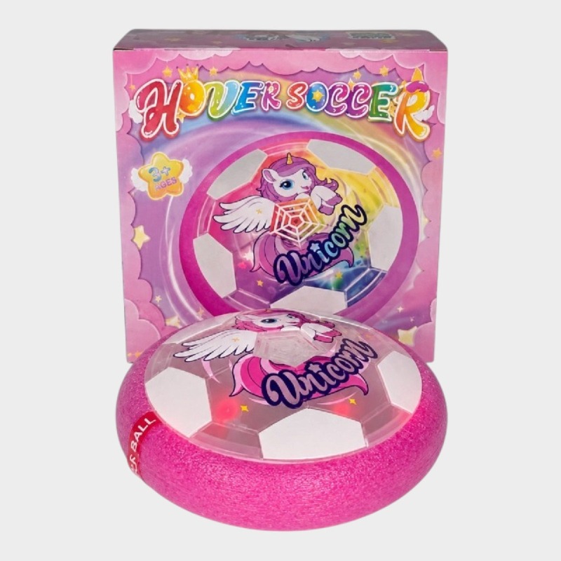 Unicorn Hover Soccer Ball – LED Light-Up Indoor Football