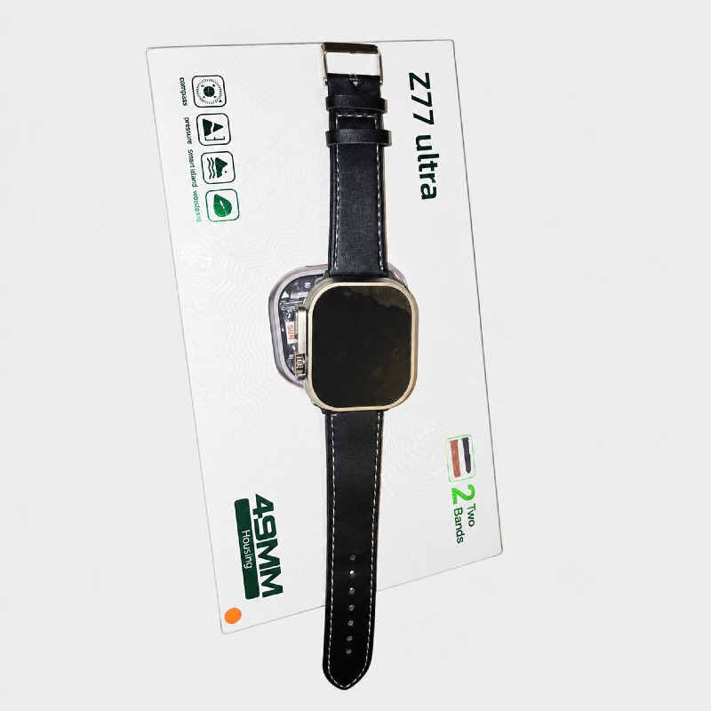 Z77 Ultra Smart Watch – Silver with 2 Straps photo 3