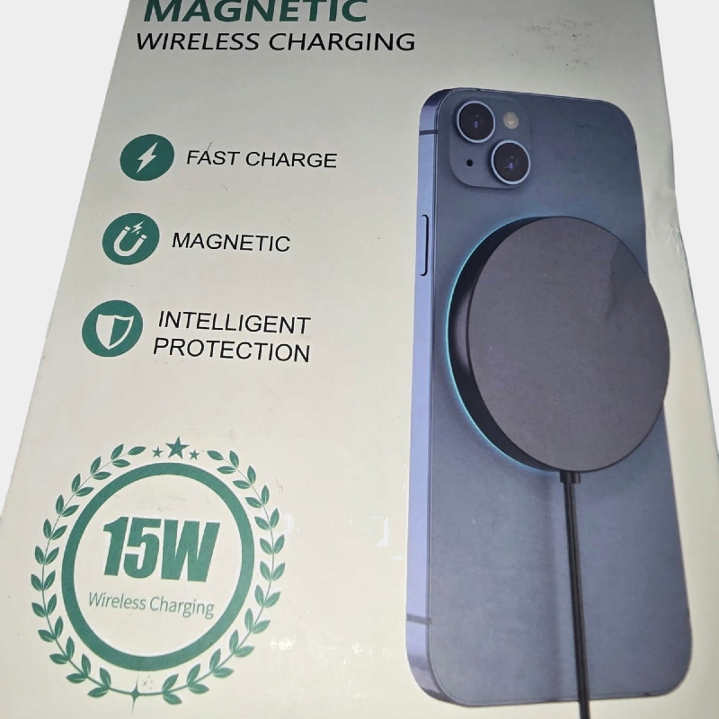 15W Magnetic Wireless Charger – Fast Charging photo 2