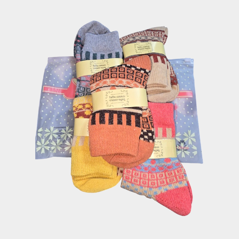 Colourful Patterned Warm Socks – Assorted Designs
