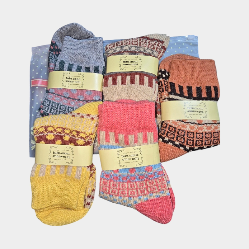 Colourful Patterned Warm Socks – Assorted Designs photo 3